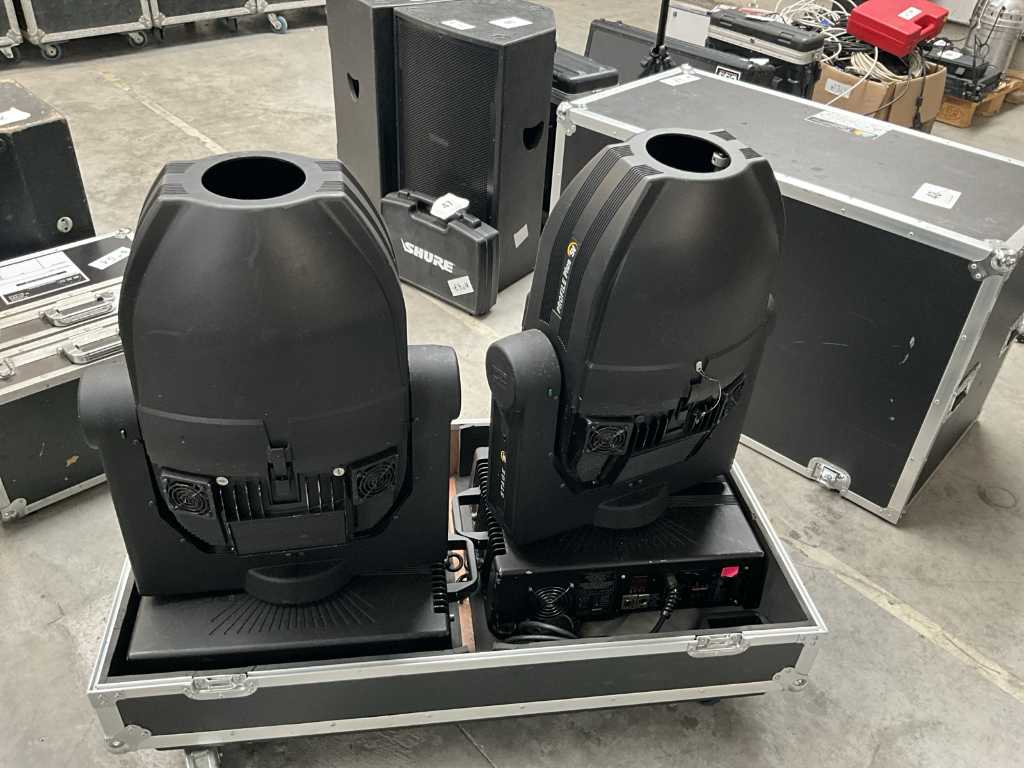 2x Moving head CLAY PAKY PROFILE 1200+SV