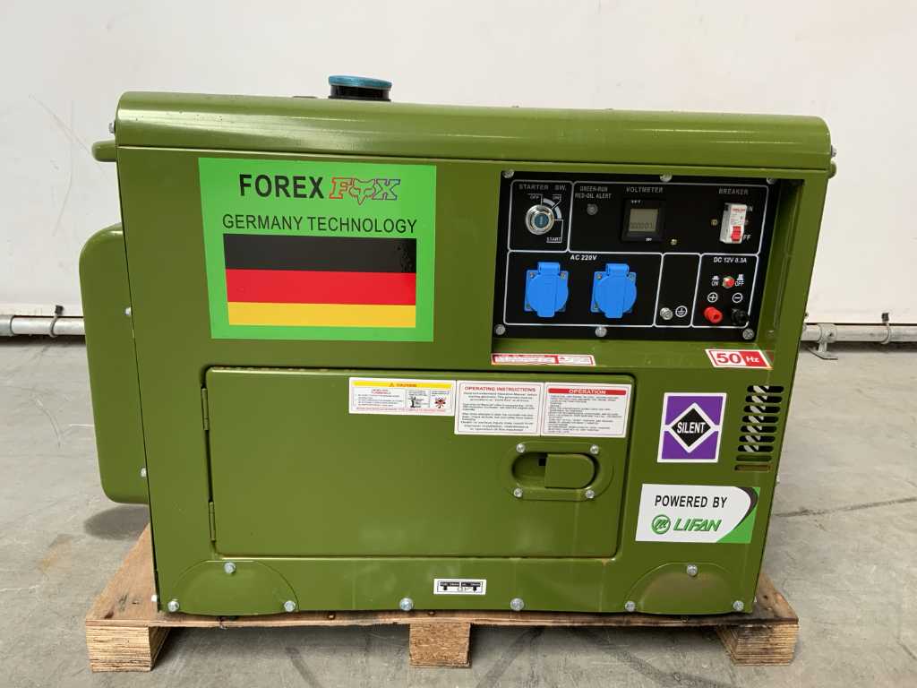 Groupe électrogène diesel Forex FSR9700S 6.0kva