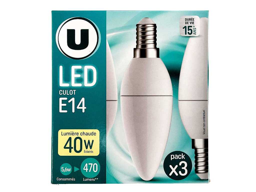 Energisch - Flam LED-Lampe E14 3er-Pack (198x)