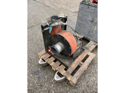 LÜDSCHEID UITLAATGASAFZUIGSYSTEEM Afzuigapparaat met kanaal en trolley