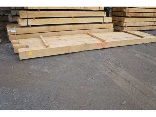 1,04 m³ Eiken balken 200x200