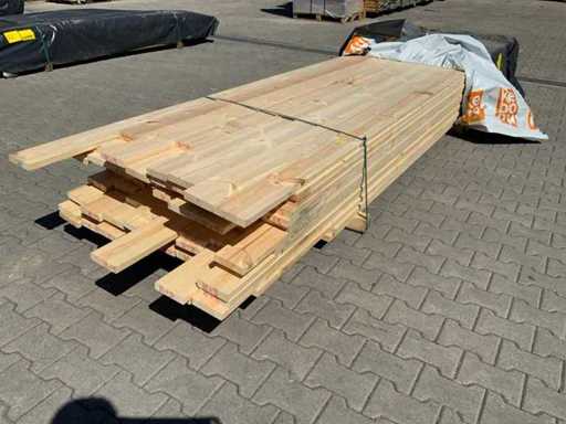 Mieszanka desek świerkowych 4800-5200x120x25mm (95x)