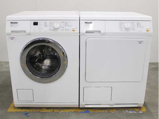Machine à laver Miele W 3203 Softcare System & Sèche-linge Miele T 4263 C Softcare System