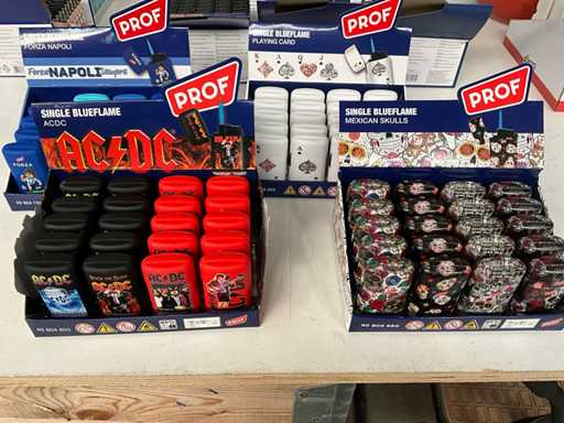 Prof Various Lighters in display (79x)