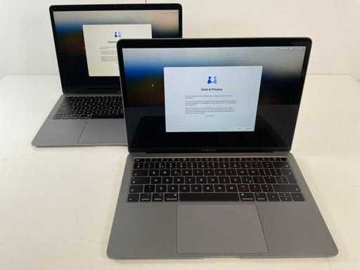 Apple MacBook Air 13.3”, Core(TM) i5 8th Gen, 8 GB RAM, 251 GB SSD Laptops (2x)