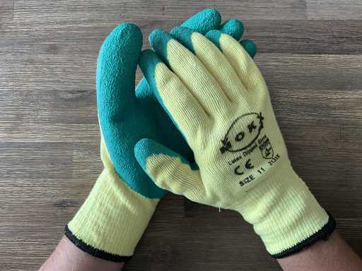 Mokx Latex dipped Werkhandschoen (120x)