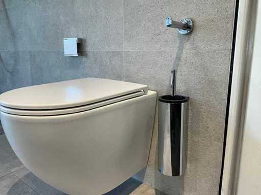 Keuco - Brosse murale pour toilettes et porte-rouleaux de rechange
