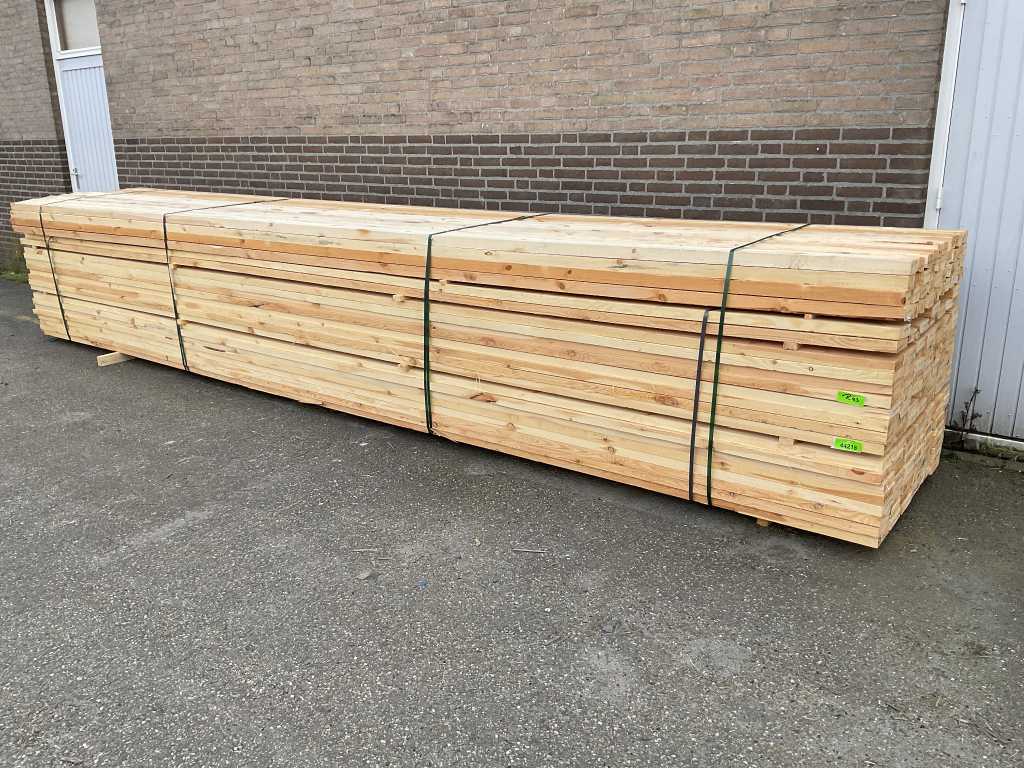 Pine beam 600x15x4 cm (20x)
