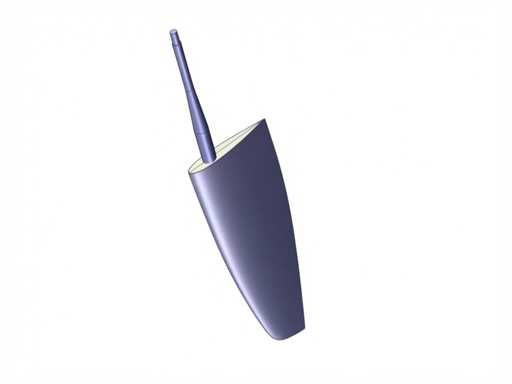 Jefa Hanse 575 fiberglass rudder blade 126 mm - TRU0144