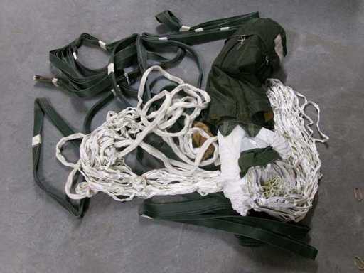 Parachute britannique de largage, déco, environ 6 m (G1)