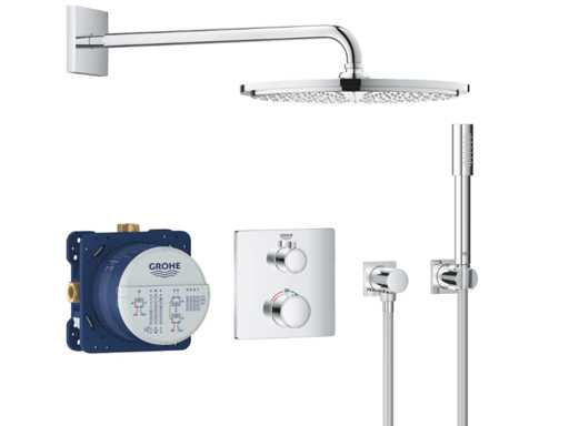 Grohe - Grohtherm Rainshower Cosmopolitan 310 - Regendoucheset