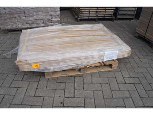 90 lm Plinte din stejar masiv 15x15