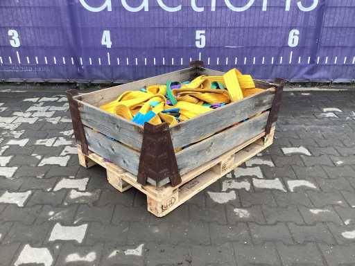 Batch of lifting slings (various sizes)