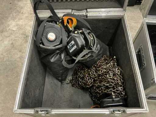 Menta MC10 1t 12m Electric Chain Hoist (3x)