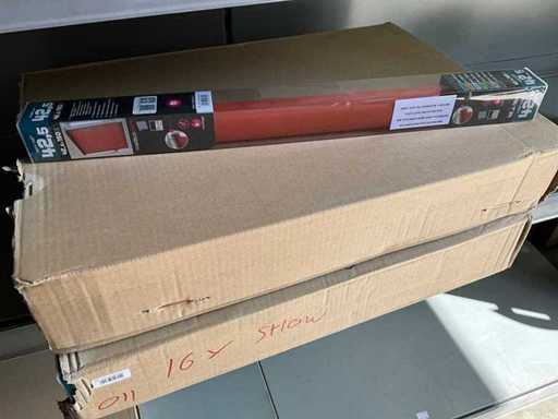 Rideau roulant Madeco Mini Roll Store, blackout 42,5 x 150 cm de haut orange (16x)
