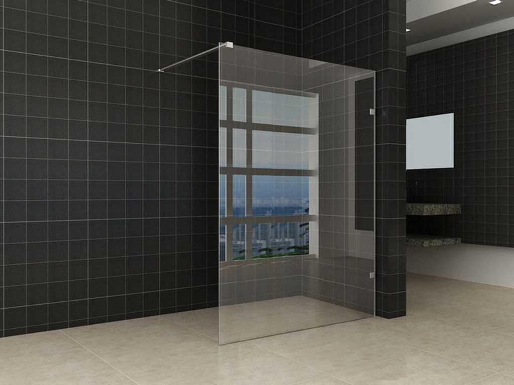 WB - 8718858079186 - Walk-in shower frameless clear glass