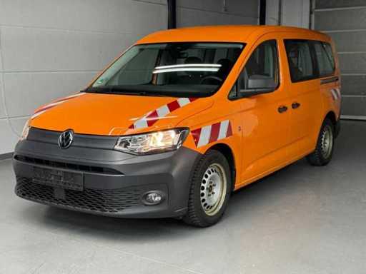 Volkswagen Caddy Maxi-2.0 TDi 1.HAND*AHK*TÜV NEU*VW SCHECKBOOK