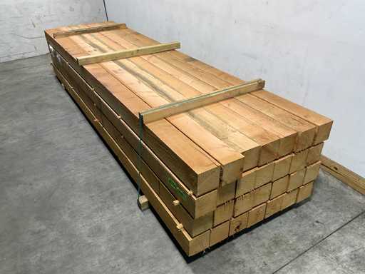 Douglas paal ruw - 400x15x15 cm (8x)