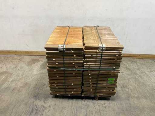 Grinzi de lemn moale rindeluită 30x100x540 mm - KDI maro S4S R3 (616x)