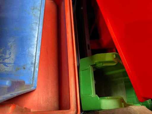 Mélange de contenants de stockage de différentes tailles