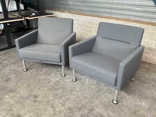 Coalesse Sidewalk Lounge stoel (2x)