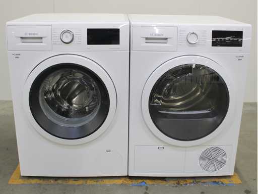 Bosch Series|6 EcoSIlence Drive Waschmaschine & Bosch Series|6 Wäschetrockner
