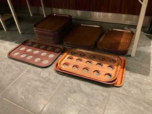 Drewniane tace (50x)