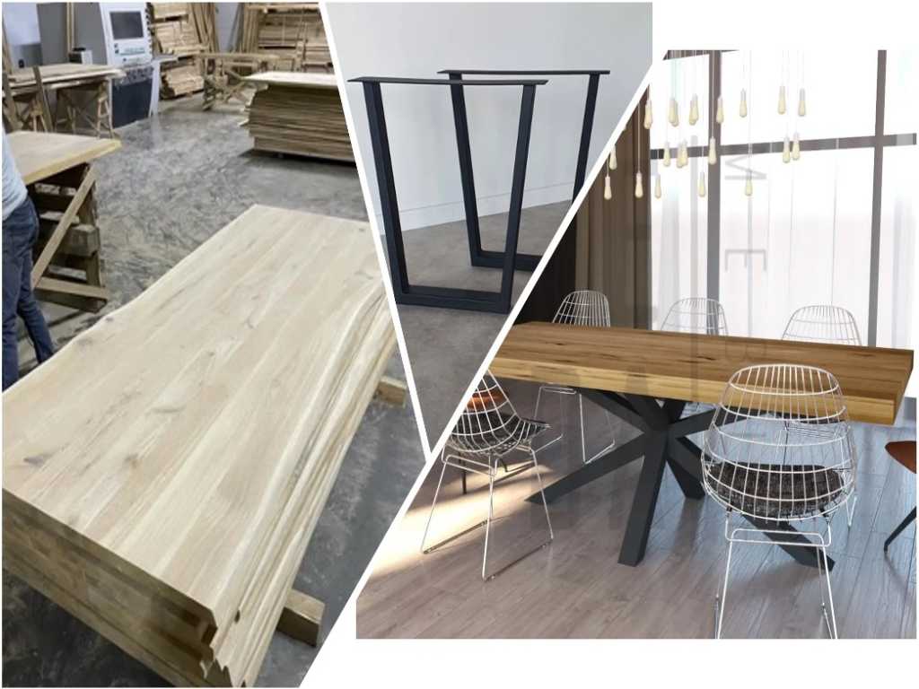 Wooden tables & design table legs - Lokeren - 14/05/2024