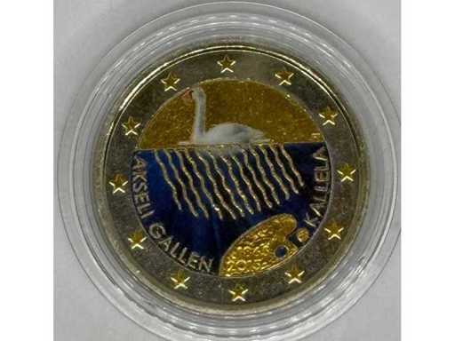 2 Euro "Akseli Gallen-Kallela" Colorized Commemorative Coin – Finland – 2015 – Bimetal