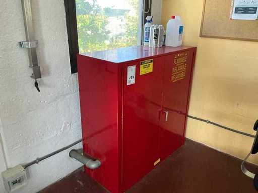 Armoire aux substances inflammables