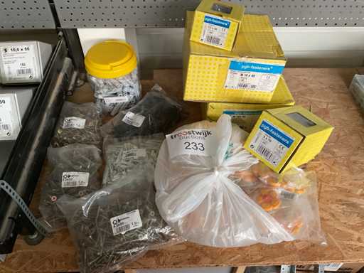 Partij bevestigingsmaterialen