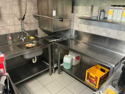 Combisteel SL 720 PA DP / 3401 Raft Dishwasher