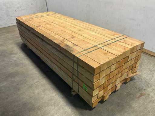 Douglas scié au poteau - 300x10x10 cm (33x)