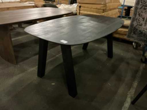 Giga Furniture Sensi Black Dining Table Danish Oval