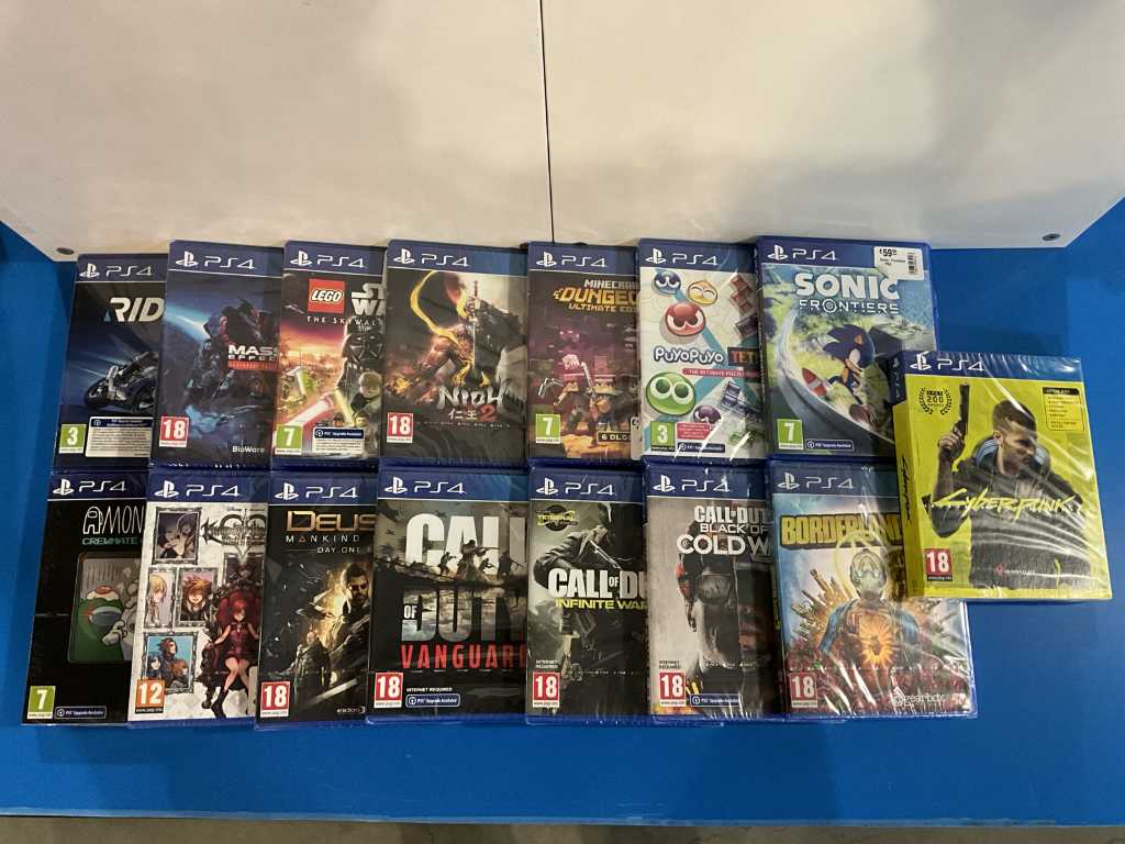 15x Miscellaneous PS4 Games (Collection B)