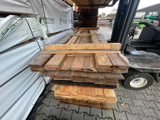 Douglas rebate/half-timber rebate 3000x130x18mm (22x)