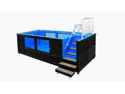Modello espositivo indipendente Noorma Piscina container