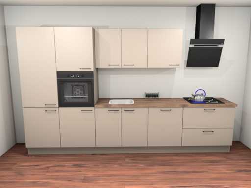 Bucătărie dreaptă lacuită mat din cașmir Häcker Concept130 TopSoft