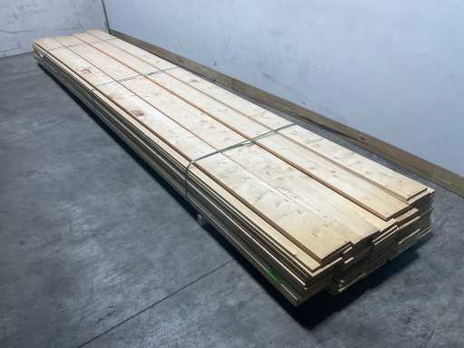 Scaffale in abete 540x20x2,2 cm (50x)
