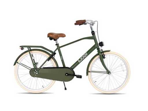 SJOEF - City Jongensfiets 24 inch - Army Green