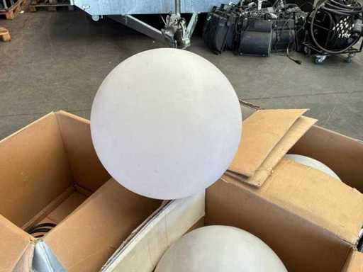 Show tec Autre technique d'éclairage - led sphère - 4 pièces