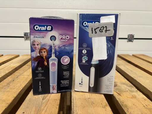 Oral-b – Braun – Zahnbürste – Mundpflege (2x)