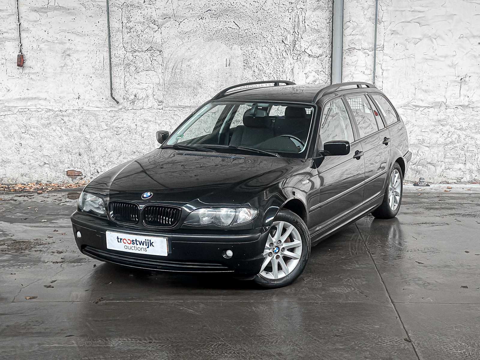 BMW 316i Touring Black & Silver 3-serie 114pk 2003,  62-LK-SL