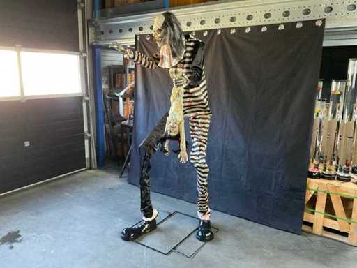 Clown horror animatronico di Halloween
