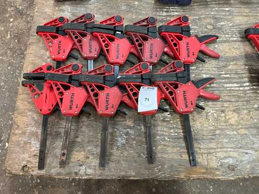 Abrazaderas Wurth (10x)