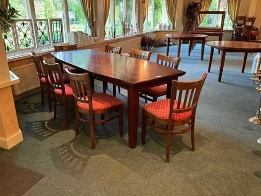 Stamtafel met stoelen