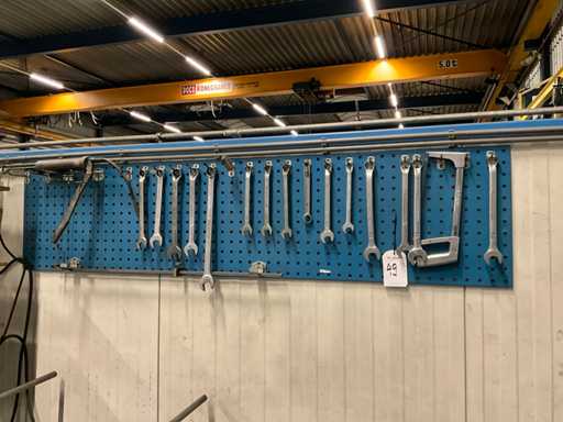 Różne ściegi i klucze pierścieniowe