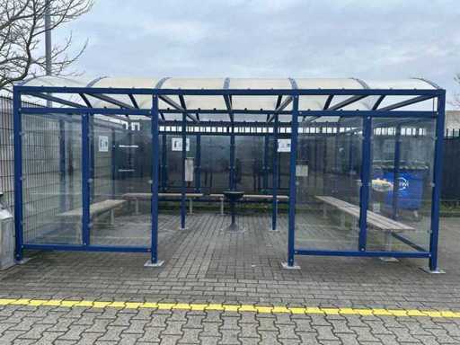 Raucherraum – Baldachin 5x4x2,5 m