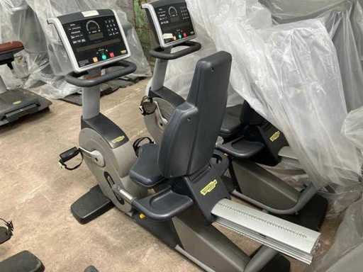 TECHNOGYM - Excite Recline 700 SP - Silver - Recumbent Bike