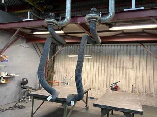 Nederman Series 535 Flexibele afzuigsysteem (2x)